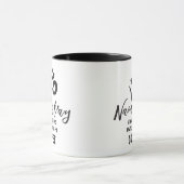 Mug Namaste Away from Me Funny Coffee Zen Citation (Centre)