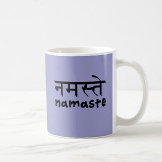 Mug Namaste en anglais et le Hindi