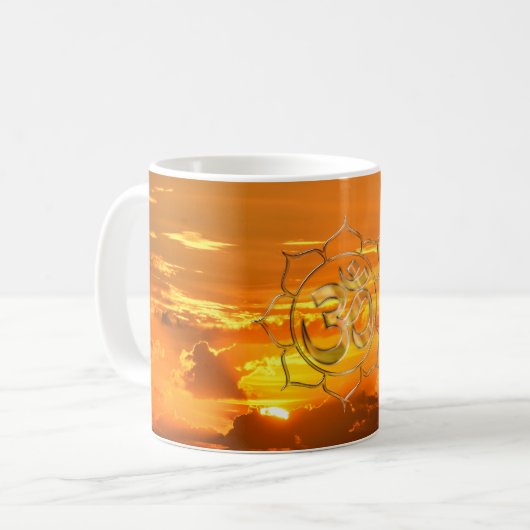 Mug Namasté lever de soleil (Devant gauche)