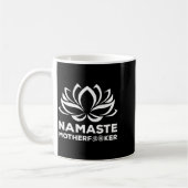 Mug Namaste Motherforer Funny Yoga Gift  (Gauche)