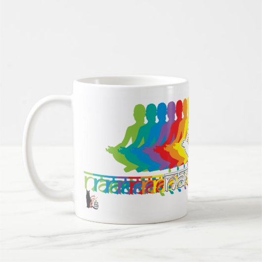 Mug Namaste Rainbow Intentions (Gauche)