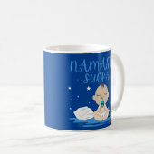 Mug NAMASTE SUCKA drôle bébé yoga zen master (Devant droit)