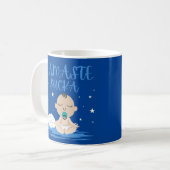 Mug NAMASTE SUCKA drôle bébé yoga zen master (Devant gauche)