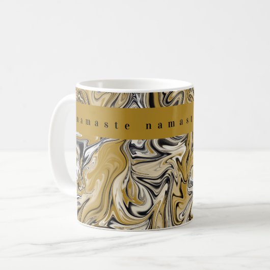 Mug Namaste Typography Motif (Devant gauche)