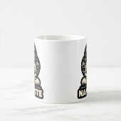 Mug Namaste Yoga chat dans un bouddha pose Chemise Tri (Centre)