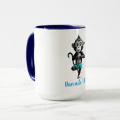 Mug Namaste Yoga du Singe (Devant gauche)