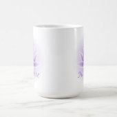 Mug Namaste Yoga Lotus Femme Flower Violet (Centre)