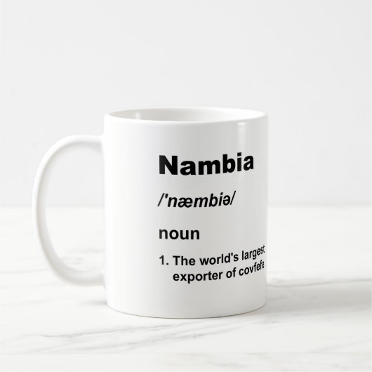 Mug Nambia et covfefe (Gauche)