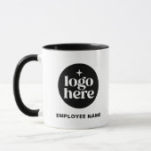 Mug Name Business Branding Custom Employee Logo (Gauche)