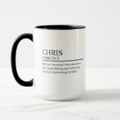 Mug Name Definition Cup, Personalized Name Definition  (Gauche)