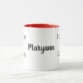 Mug Name || I'd rather be Crafting Quote Red Combo (Centre)