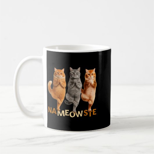 Mug Nameowste Yoga Cat (Gauche)