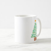 Mug Names Of Jesus Christmas Tree Lights Christian Xma (Devant droit)