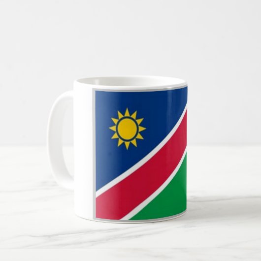 Mug Namibie - Drapeau - (Devant gauche)