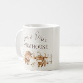 Mug Nan & Pop's Farmhouse Cute Country Farm (Devant gauche)