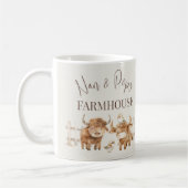 Mug Nan & Pop's Farmhouse Cute Country Farm (Gauche)