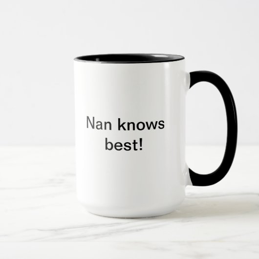 Mug Nan sait le meilleur (Droite)