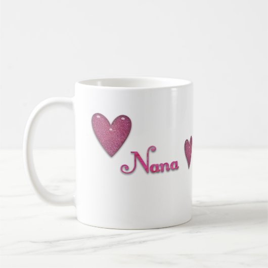 Mug Nana aux coeurs (Gauche)