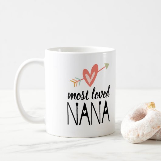 Mug Nana Cœur le Plus Aimé (Avec donut)