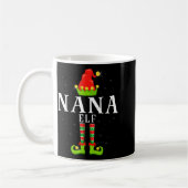 Mug Nana Elf Christmas Matching Xmas Pajama (Gauche)
