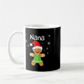 Mug Nana Gingerbread Family Matching Christmas Women  (Gauche)