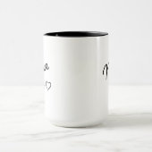 Mug Nana Grandma Reveal Est. Année minimaliste (Centre)