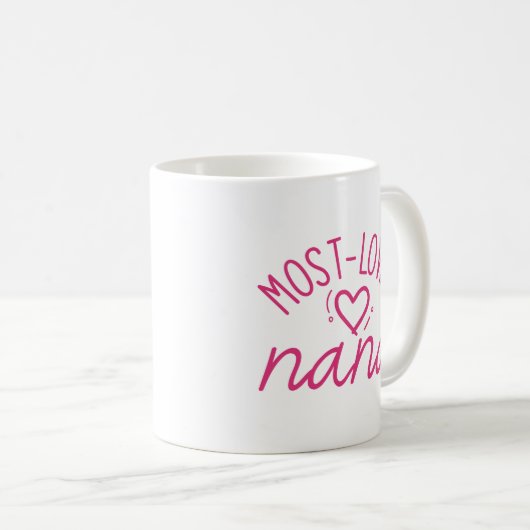 Mug Nana la plus aimée (Devant droit)