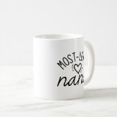 Mug Nana la plus aimée (Devant droit)