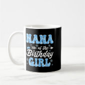 Mug Nana Of The Birthday Girl Snowflakes Winter Christ (Gauche)