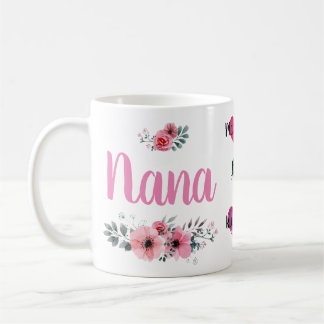 Mug Nana personnalisé avec les noms des petits enf