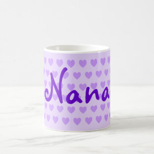 Mug Nana personnalisée en violet