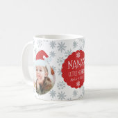 Mug Nana petit renne d'aide et photos père Noël (Devant gauche)