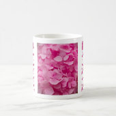 Mug "Nancy" Hydrangée rose Lettres florales & Coeur mi (Centre)