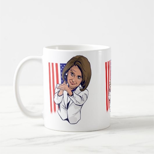 Mug Nancy Pelosi applaudissant le mème (Gauche)