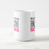 Mug NANNA-Text Design le plus fantastique du monde (Centre)