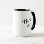 Mug Nanny Est Year Révélation de grossesse et fête des (Devant droit)