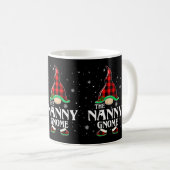 Mug Nanny Gnome Buffalo Plaid Matching Family Christma (Devant droit)
