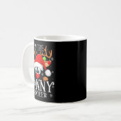 Mug Nanny Reindeer Christmas Family Matching Group Fun (Devant gauche)