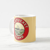 Mug Nantucket Island Circle Decal (Devant gauche)