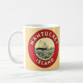 Mug Nantucket Island Circle Decal (Gauche)