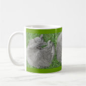 Mug Nap de chat gris (Gauche)
