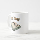 Mug Nap King | Cozy Dog Dad Humor   (Devant gauche)