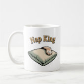 Mug Nap King | Cozy Dog Dad Humor   (Gauche)
