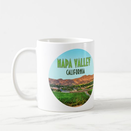 Mug Napa Valley California Vineyard Vintage (Gauche)