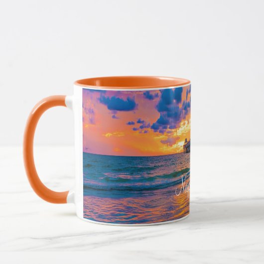 Mug Naples, Floride Paysage pittoresque (Gauche)