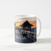 Mug Naples Pier Floride Plage Océan nouveauté (Devant droit)