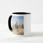 Mug Napoléon arrivant à une oasis d'Egyptien (l'huile (Devant gauche)