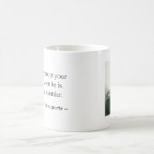 Mug Napoleon Bonaparte avec la citation. (Centre)