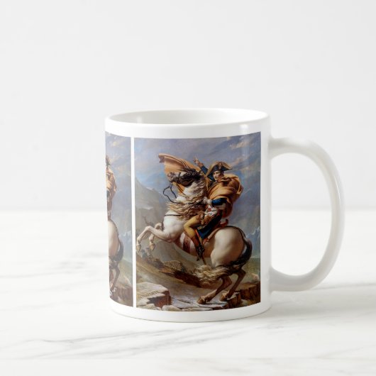 Mug Napoléon croisant les Alpes par David (Droite)
