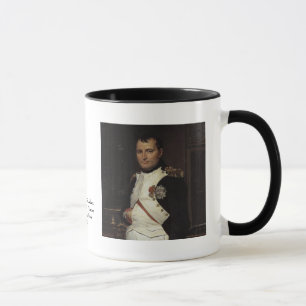 Mug Napoléon dans son étude par Jacques Louis David